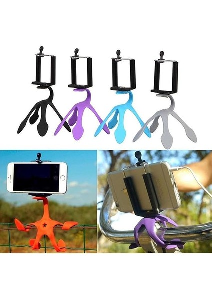 5 Ayaklı Portatif Telefon Tutucu Telefon Tutacağı Tutacak indirimleri