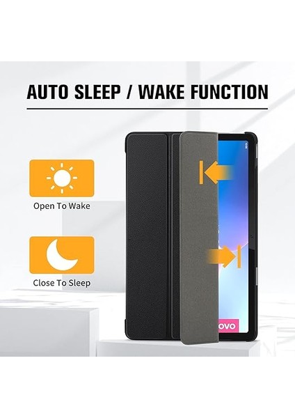 Kılıf Için Lenovo Tab M10 (3rd Gen) 10.1" - Ince Akıllı Koruyucu Kılıf Stand ve Otomatik Uyku/uyandırma Fonksiyonu ile Için Lenovo Tab M10 (3. Nesil) 10,1 Inç Kılıf TB328FU/TB328XU, Siyah fırsatları