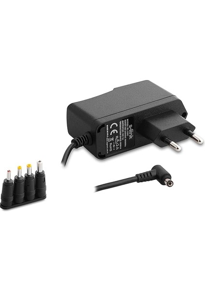SL-126C 12V 1A 1.2m 4 Uçlu Universal Modem Adaptör