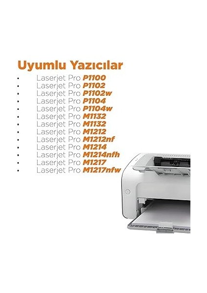 CE285A,CB435A,CB436A & Can. CRG-712,713,725 Muadil Toner 2'li Paket fırsatları