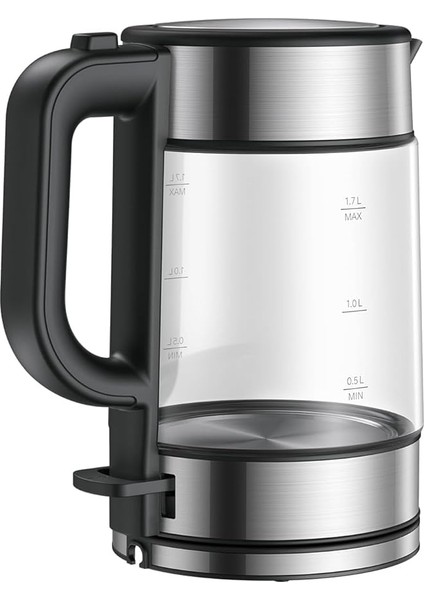 Electric Glass Kettle Black