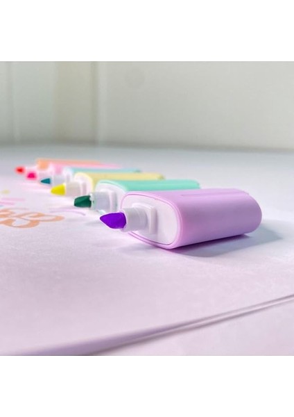 Özel Tasarım 6'lı Fosforlu Dondurma Kalem fiyatları