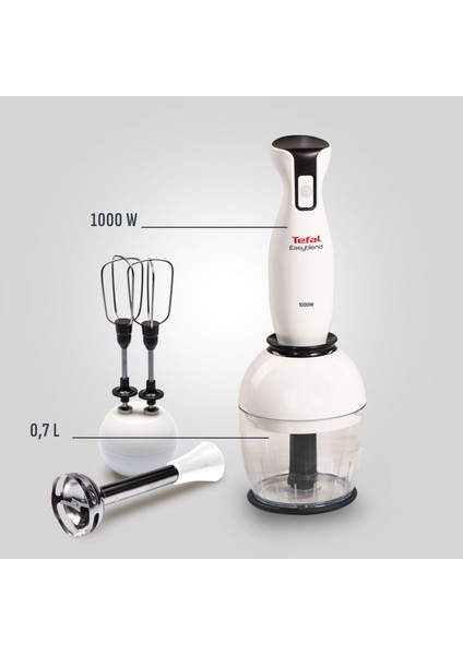 Orginal Easyblend 1000 Watt Blender Seti - Beyaz