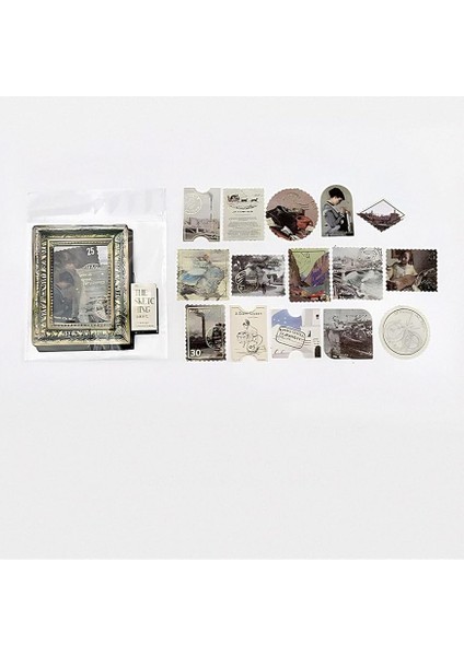 Sketching Pul Temalı 45 Adet Sticker Seti • Bullet Journal