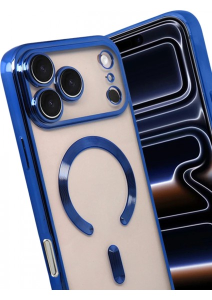 Apple iPhone 17 Pro Max Kross Magneticsafe Kapak - Lacivert modelleri