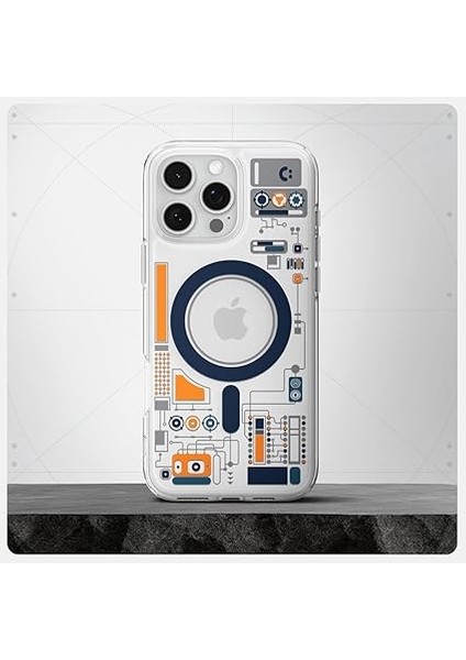 iPhone 16 Pro Max Ince Magsafe Kılıf Ultra Hybrid Sararma Karşıtı Duraclear™ Hava Kanalı Teknolojisi™ Askeri Sınıf Koruma Magfit Analogue Şeffaf Kapak - ACS08726 fiyatları
