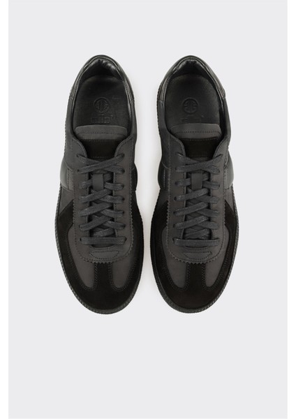 Siyah Deri Erkek Günlük Ayakkabı fırsatları