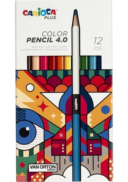 Plus 4.0 Kuru Boya Kalemi 12'li