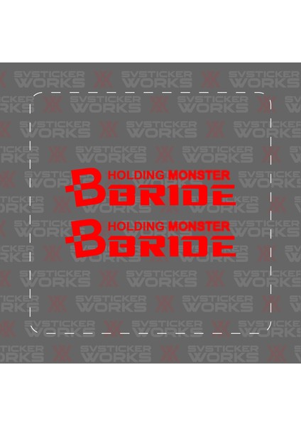 Bride Holding Jdm Sticker Araba Laptop Motosiklet Sticker Yapışkanlı Folyo fiyatları