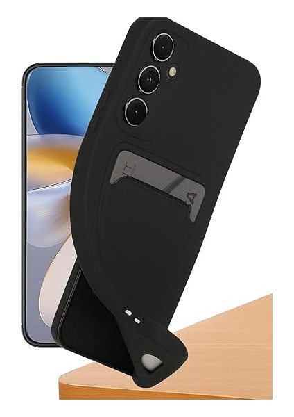 Samsung Galaxy A16 ile Uyumlu Kılıf Kartvizitli Kartlıklı Kamera Korumalı Galaxy A16-5G ile Uyumlu Kapak Silikon Soft ve Pürüzsüz Dış Yüzey (Su Yeşil, Galaxy A16) fırsatları