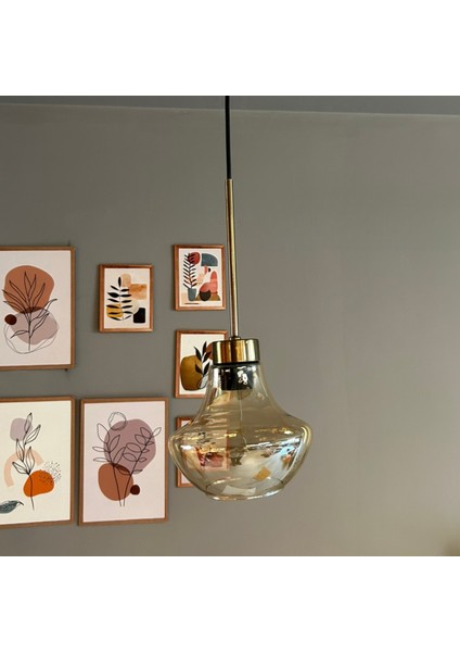 Melk Cam Tekli Avize Ince Eskitme Başlık Retro Sarkıt Lamba Restoran Salon Aydınlatma modelleri