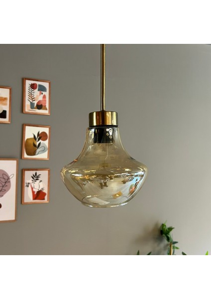 Melk Cam Tekli Avize Ince Eskitme Başlık Retro Sarkıt Lamba Restoran Salon Aydınlatma indirimleri