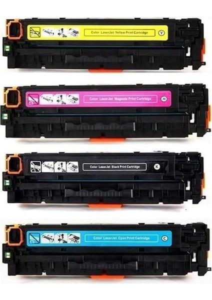 Lunatic CB540A 125A 2200 Sayfa Kapasiteli Colorjet Renkli Muadil Toner (Siyah)