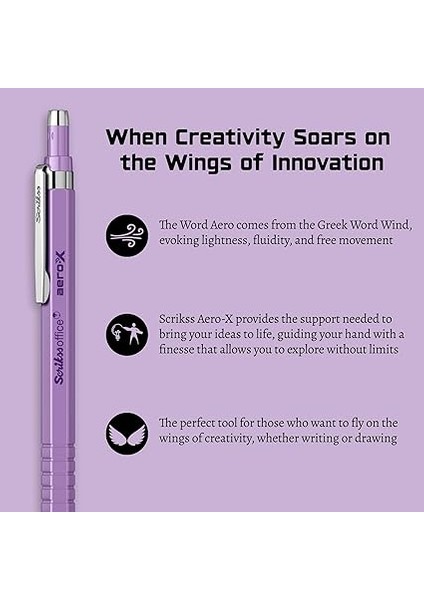Office Aero-X Versatil 0.7 mm Mor fırsatları