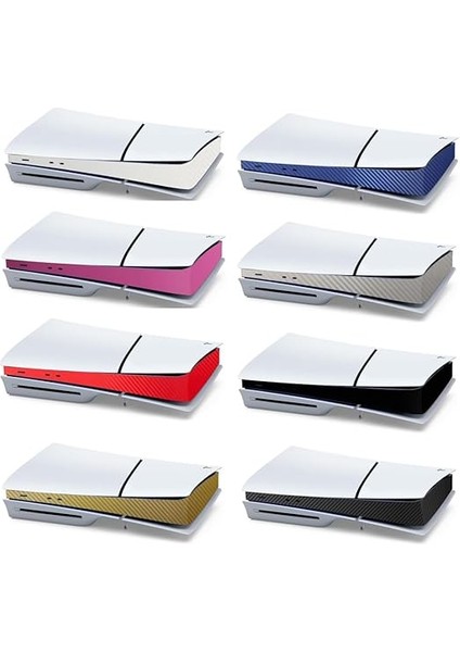 Sony Ps5 Için Konsol Orta Kaplama Ince Konsol Karbon Fiber Kaplama Kapak Orta Şerit Sticker Sony Ps5 Ince Oyun Konsolu Aksesuarları Için Ana Bilgisayar Merkezi Çıkartmaları (Karartılmış - fiyatları