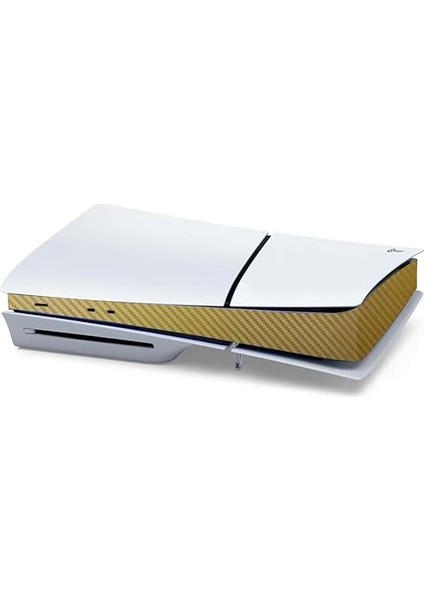 Sony Ps5 Için Konsol Orta Kaplama Ince Konsol Karbon Fiber Kaplama Kapak Orta Şerit Sticker Sony Ps5 Ince Oyun Konsolu Aksesuarları Için Ana Bilgisayar Merkezi Çıkartmaları (Karartılmış - fırsatları