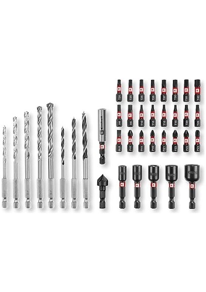 Einhell M-Case 39-Parça Darbeye Dayanıklı Set (25 mm Uçlar, Metal Matkap, Ahşap, Taş, 60 mm Tutucu, Lokma Anahtar, Havşa Ucu, Saklama Kutusu Dahil) - 49108759 fiyatları