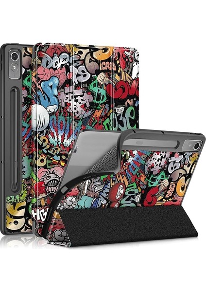 Lenovo Tab P12 Için Kılıf, [stand Özelliği] Otomatik Uyku Uyandırmalı Ultra Ince Akıllı Kapak, Pu ve Pc Çizilmez Koruyucu Kılıf, Lenovo Tab P12 12.7 Için-4
