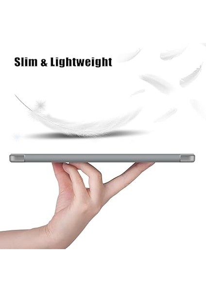 Lenovo Tab P12 Için Kılıf, [stand Özelliği] Otomatik Uyku Uyandırmalı Ultra Ince Akıllı Kapak, Pu ve Pc Çizilmez Koruyucu Kılıf, Lenovo Tab P12 12.7 Için-4 modelleri