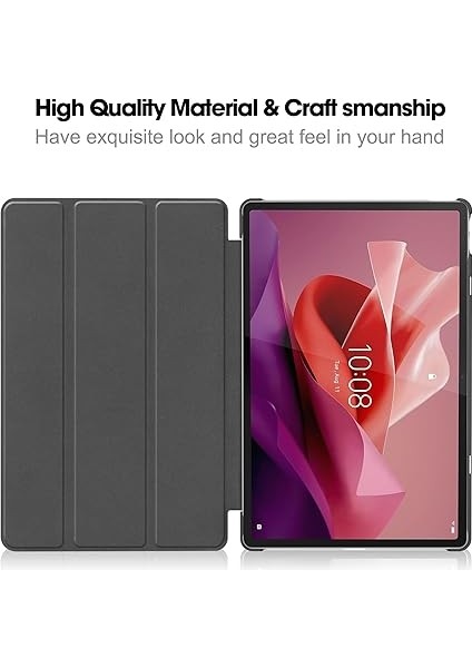 Lenovo Tab P12 Için Kılıf, [stand Özelliği] Otomatik Uyku Uyandırmalı Ultra Ince Akıllı Kapak, Pu ve Pc Çizilmez Koruyucu Kılıf, Lenovo Tab P12 12.7 Için-4 indirimleri