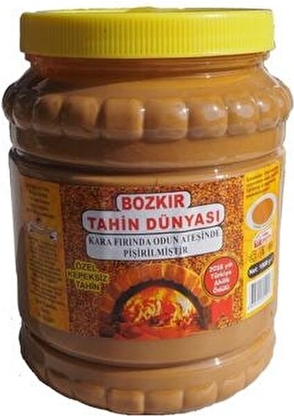 Bozkır Tahin Dünyası Kepeksiz Tahin 1900 gr Doğal ve Lezzetli Ürün Türkiye Menşeli fiyatları