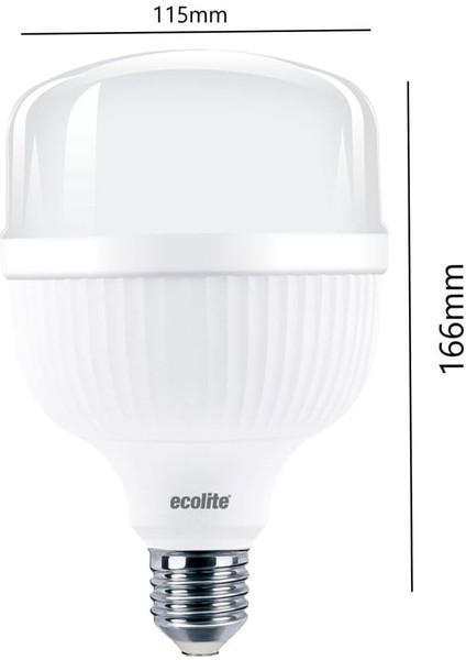 Jumbo LED Ampul 36W (200W Eşdeğer) - E27 Duy, 6500K Beyaz Işık, 3800 Lümen, Enerji Tasarruflu LED Lamba, 166X115MM, Ac 220V modelleri