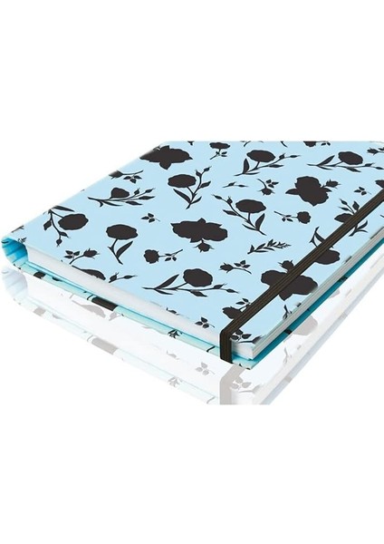 Journals 16,5X22,5 cm Gizli Spiralli Çizgisiz Defter Tarihsiz Not Defteri - Floral Damask fiyatları