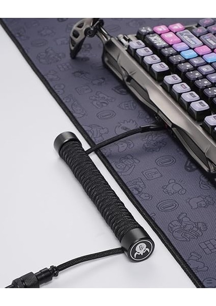 Sarmal Aviator USB To Type-C Mekanik Klavye Uyumlu Oyuncu Kablosu, 1.85M, Siyah fiyatları
