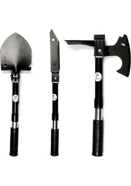 Multitool Katlanır Kürek, Balta, Bıçak, Testere, Çekiç, Çapa Seti fiyatları