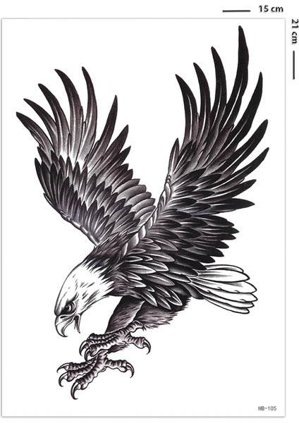 Kartal Dövmesi, Kartal Geçici Dövme Tattoo, Üniseks Dövme, Kol Dövmesi, Omuz Dövmesi, Vücut Dövmesi, Geçici Dövme fiyatları