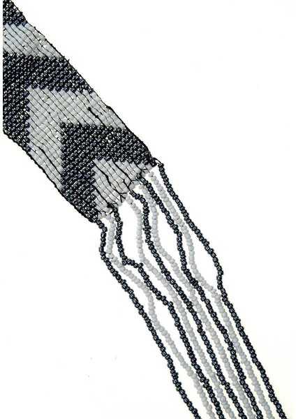 Boncuk İşlemeli Kadın Kolye Siyah Y1986308_001 fırsatları