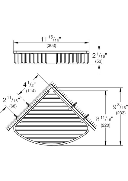 Start Cosmopolitan Köşe Duş Sepeti | Duş Rafı | Duş/banyo Aksesuarları | Krom | 41172000 fırsatları