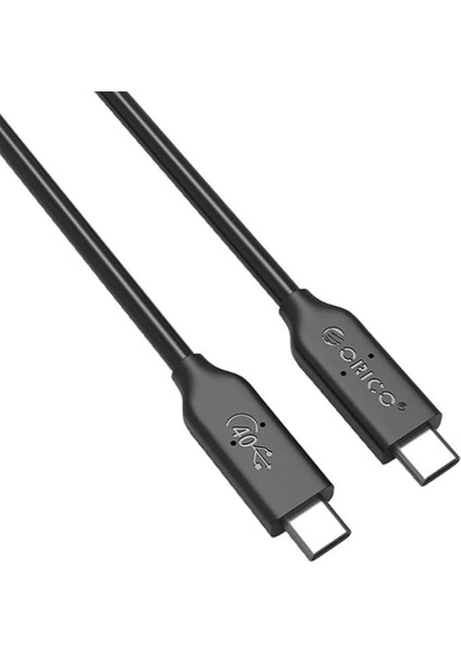 USB 4.0 Type-C PD100W 5A 40 Gbps 8k@60 Hz Çok Fonksiyonlu Kablo 50 cm
