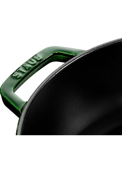 Chistera Yağmur Efektli Kapaklı Döküm Tencere, Basilikum Renkli, 2.8 Litre, 24 cm modelleri