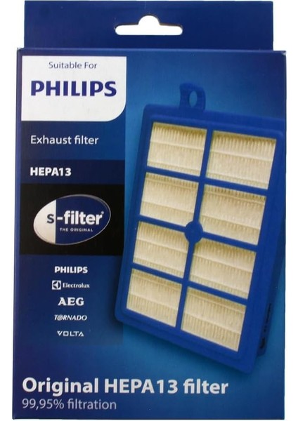 Philips ve Electrolux Uyumlu Süpürge Hepa 13 Çıkış Filtresi