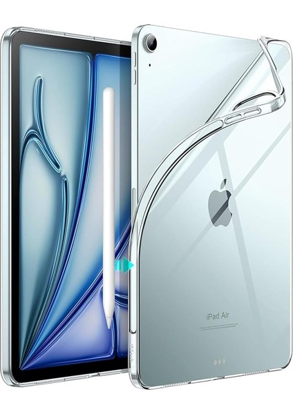 Ipad Air 11 M3 Çipli 2025 ile Uyumlu Köşe Korumalı Airbagli Silikon Kılıf A3267