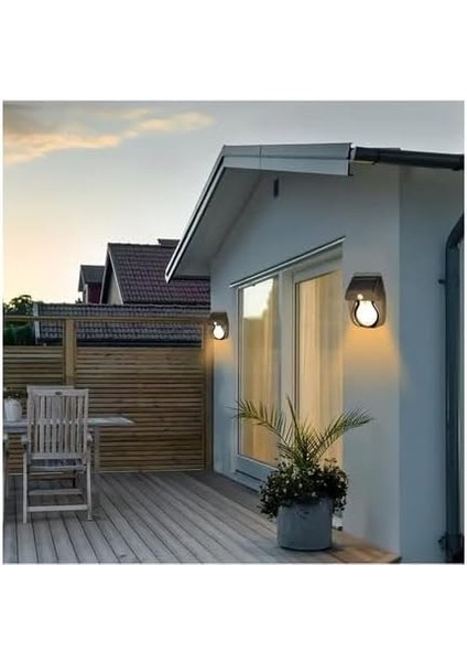 Solar Enerjili Güneş Enerjili Hareket Sensörlü Şarjlı LED Duvar Apliği Duvar Tipi LED Aplik CL-118 fiyatları