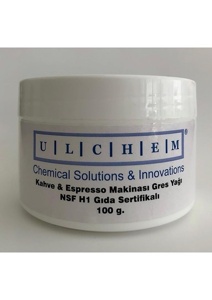 Espresso ve Kahve Makinası Gres Yağı - Nsf H1 Uluslararası Gıda Sertifikalı (100 Gram)