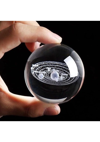 Işıklı Gezegen Cam Küre Dekoratif Hediyelik modelleri