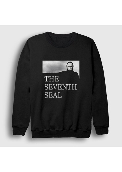 Unisex Siyah Ingmar Bergman The Seventh Seal Sweatshirt