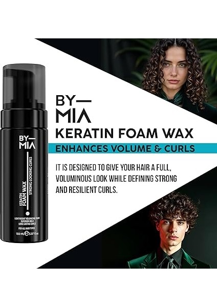 Mıa Keratin Özlü Saç Şekillendirici Köpük Wax 150ML | Güçlü ve Belirgin Dalgalı Saçlar Elde Edin | Tüm Saç Tipleri Için Uygun fiyatları