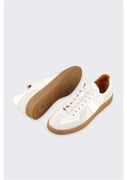 Beyaz Deri Erkek Günlük Ayakkabı modelleri