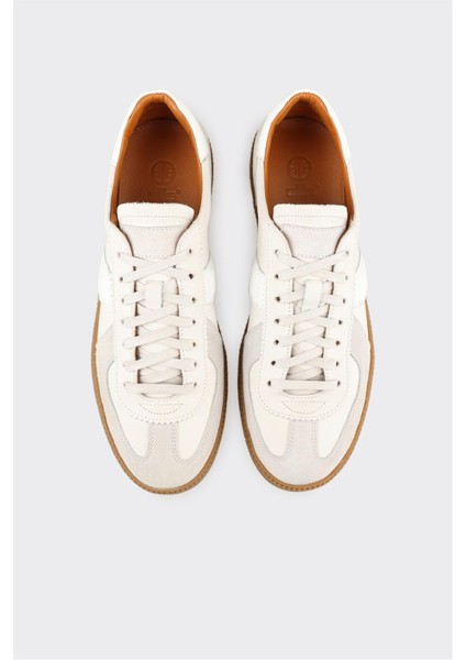 Beyaz Deri Erkek Günlük Ayakkabı fırsatları