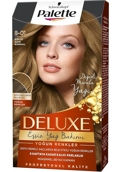 Yoğun Renkler 8-01 Küllü Açık Kumral