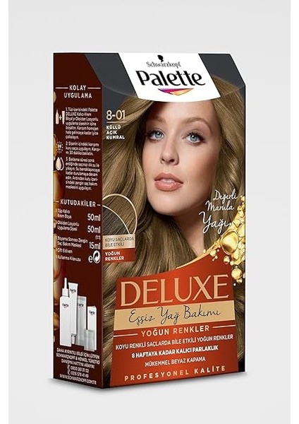 Yoğun Renkler 8-01 Küllü Açık Kumral modelleri