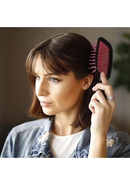 Heat Fırçasız Islak ve Kuru Havalandırmalı Dolaşan Saç Fırçası, Pembe fırsatları