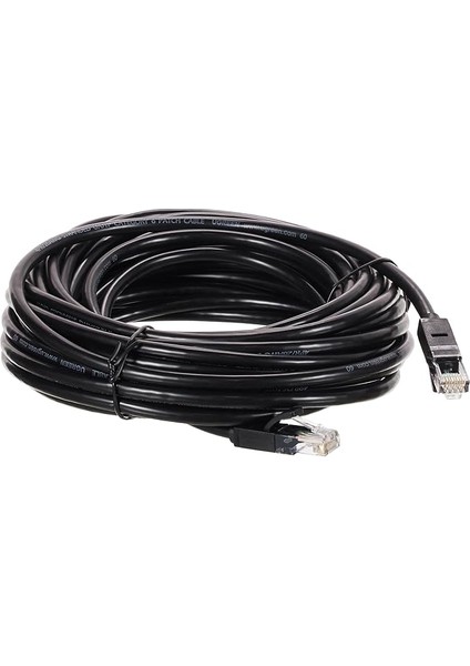 Cat6 Ethernet Kablosu, Siyah, 10 Metre