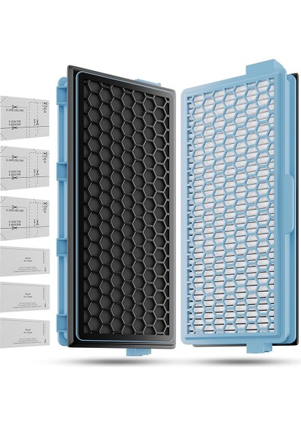 Miele Vakum Filtreleri Compact C1-C2 Için 2x Hepa Filtre (Yurt Dışından)