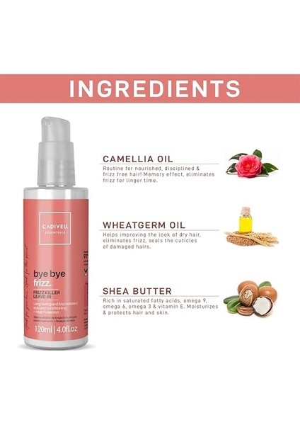 Professıonal Essentials Bye Bye Frizz Leave-In, 120ML modelleri