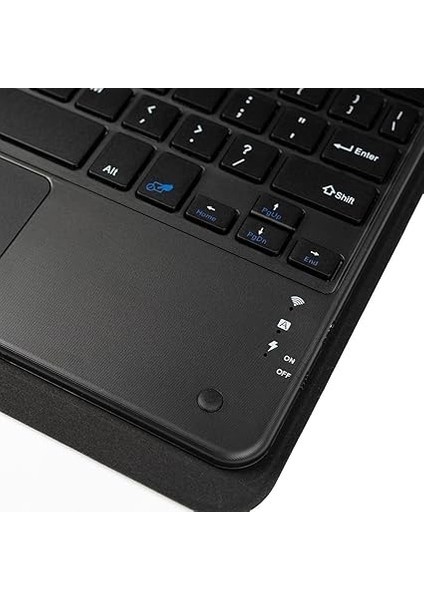 Galaxy Tab S10 Plus Tablet Klavyeli Kılıf Bluetooth Bağlantılı Standlı Klavyeli Tablet Kılıfı Borde indirimleri